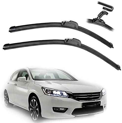 ZWXHN 2 Pcs/set Front Window Windscreen Wiper Blades Brushes Cutter Accessories 26+19 Wiper For For Accord 9 9.5 2013 2014 2015 2016 2017