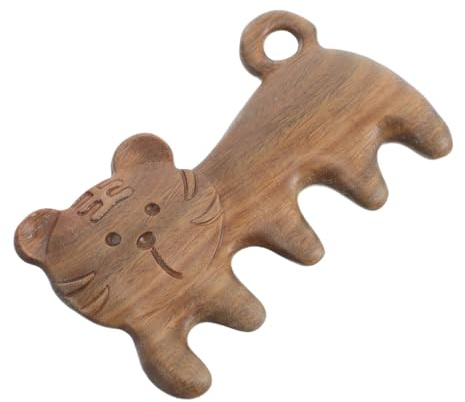 BATHVEVE Peine de Masaje de de Madera de Forma de Herramienta de Masaje para Cuidado del Cabello y Relajación Casa