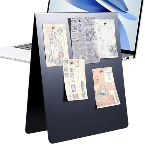 Pizarra magnética para colocar notas de mesa, tablero de anuncios magnético antideslizante para gabinete de notas, notas adhesivas, hogar, oficina, dormitorio, aula, poesía