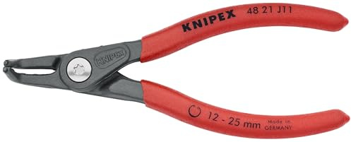 KNIPEX Tools - Precision Circlip Pliers, Internal, 90 Degree Angled, 15/32-1 Bore Dia. (4821J11)