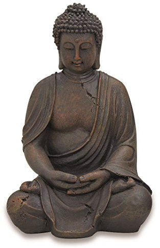 Buddha meditierend mit Umhang 40 cm