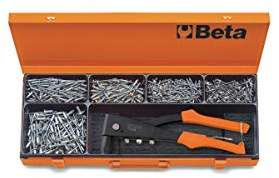 Beta 1741B/C5 - Rivettatrice 1741B con assortimento di 700 rivetti in alluminio