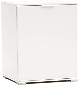 MeMi Me108BIA Armadietto, Legno, Bianco, 38x45x85 cm