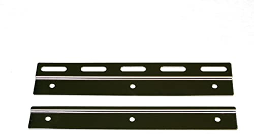 Weich PVC Streifen Vorhang 10er Pack 200mm Halteklammer Pendelplatten Pendelleiste Edelstahl auf Glanz poliert