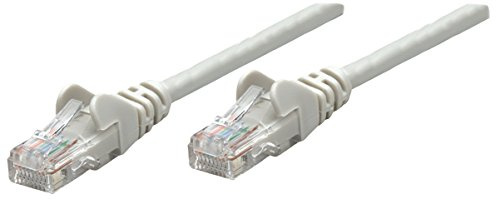 Intellinet Network Patch Cable, Cat6A, 50m, Grey, Copper, S/FTP, LSOH / LSZH, PVC, RJ45, Gold Plated Contacts, Snagless, Booted, Polybag