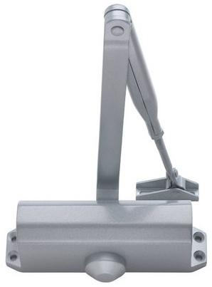 Supreme Size 3 CE Door Closer 1h Fire Rated - Silver for Upto 60kg Door