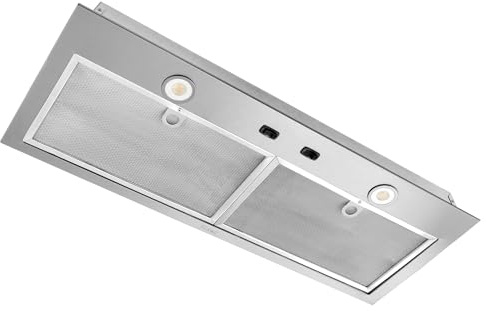 Broan Nu-Tone Broan-NuTone BBN1303SS Custom Built Insert with 2-Speed Exhaust Fan and Light, 300 Max Blower CFM, Stainless Steel, 30-Inch Range Hood Power Pack