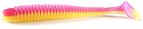 ZZTWER Ring Shad Angelköder weich 63mm 80mm 97mm Kunststoffköder Swimbait Jigging Köder Kunstköder