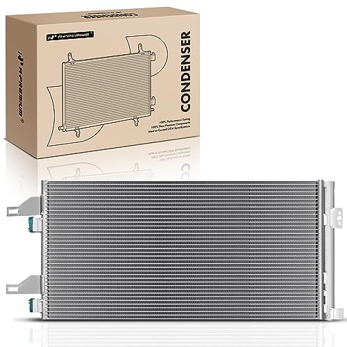 A-Premium Air Conditioning A/C Condenser Compatible with Ram ProMaster 1500 2500 3500 2014-2024, 3.0L 3.6L, Replace# 57008243AA