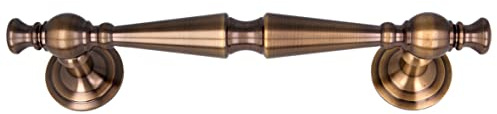 Gedotec Möbelgriffe Messing | 1 Stück - Falttüren-griffe Möbel | Länge: 300 mm | NAPOLEON | Griff Messing antik - klassisches Design | Stossgriff Schubladengriffe Küchengriffe Türgriffe - Griff Möbel
