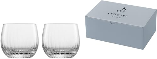 ZWIESEL GLAS M122325 Tumbler, Break-Resistant, For Fortune Whiskey, Hard Liquor, Set of 2, Machine Made