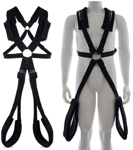 Bondage Liebesschaukel Sexschaukel BDSM Sex Swing Erwachsene Sling Liebesschaukeln Love Swings, Verstellbare Riemen Für Mehrere Sexpositionen Sex Spielzeug Für Paare Extrem