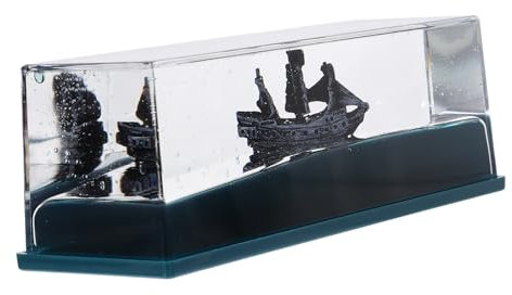 TOPPERFUN schwimmende Bootsornamente Flüssigkeitsdriftflasche Dekoration für Kreuzfahrtmodelle Geschenke Wohnkultur Dekorationen für zu Hause einzigartiges Geburtstagsgeschenk Modellflugzeug
