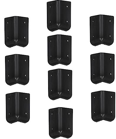 HOMSFOU Gitarre 10St Lautsprecherumhüllungswinkel Eckenschutz für Lautsprecherboxen Eckenschutz für Möbel praktischer Kantenschutz Schrankeckenschutz Stage-Box Eckschutz Schutzhülle