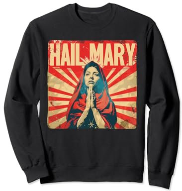 Cooler American Football mit lustigem Hail Mary Sweatshirt