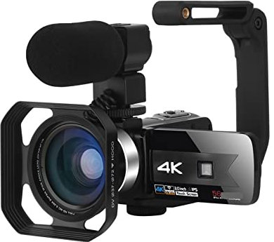 Caméscope numérique Caméscope de Vision nocturne 4K for l'enregistrement vidéo enregistreur numérique Vlog extérieur caméras photographiques portables IR Capturez chaque instant de manière éclatante(3