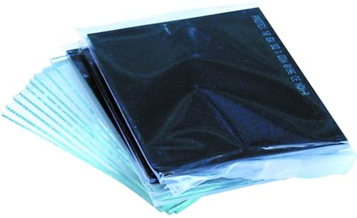 Glass Lenses Shade 10, 4 1/4 x 3 1/4 For Welding Helmets Pack Qty 5