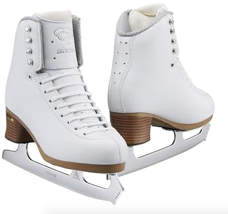 L'Estel Skates Jackson Ultima Jackson Eiskunstlauf-Skate-Set Elle Weiß 6,5