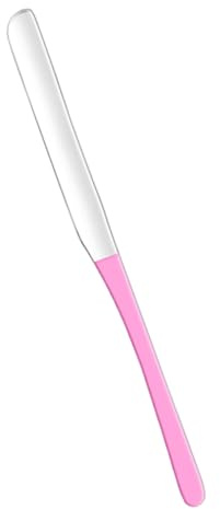 WOONEKY Espátula Para Maquillaje De Acero Inoxidable Espátula Cosmética Larga Doble Herramienta De Mezcla Para Maquillaje El Baño o Salón De