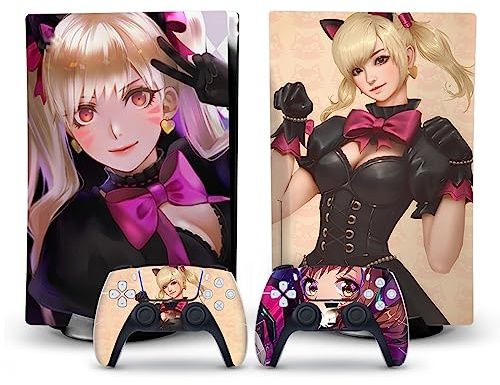 Senza Bolle, Senza Schiuma Decal Skin Per PS 5 Disk Edition Console 2 Controller Vinile Cover Wraps Per PS5 Disc Version 39038