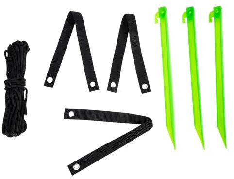 jojofuny Kit Piquets D’Arbre 29 CM en Nylon avec Sangles de Support et Ancrages Plastiques pour Fixation et Tuteurage des Jeunes Arbres en Extérieur Outil de Jardinage Solide et