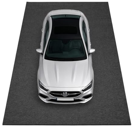 Heavy-Duty Garage Floor Mat for Oil Absorption, Large Protective Mat, Fits SUVs and Pickup Trucks, Multiple (200 * 296CM)