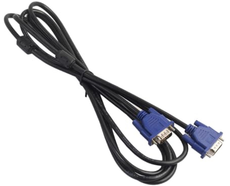 SHINEOFI Cavo Vga Maschio-maschio 3 Metri con Nucleo Ferrite 15 Pin | Hdtv e Proiettore, Supporto 800x600, 1024x768, 1600x1200, 1080p, 1920x1200