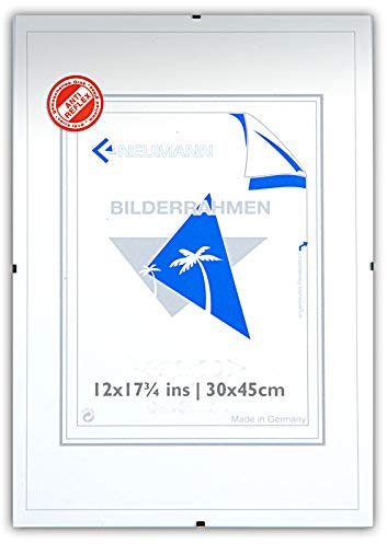 Bilderhalter rahmenlos, A 30 x 45 Clip-Rahmen, Bildträger mit Antireflexglas