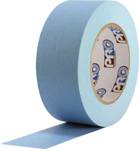 ProTapes Colored Crepe Paper Masking Tape, 60 yds Length x 1 Width, Light Blue (Pack of 1)