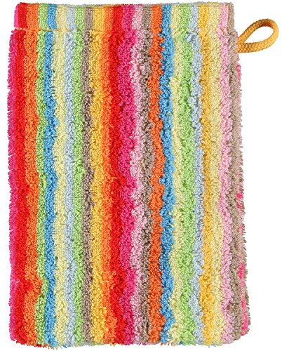 Cawö 7008 Lifestyle Streifen Waschhandschuh 16 x 22 cm 6er Set
