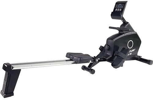 Tunturi FitRow 40, Rudergerät für Zuhause, Rudermaschine met hocheffizientes Magnetbremsssystem, Rower, klappbar und platzsparend