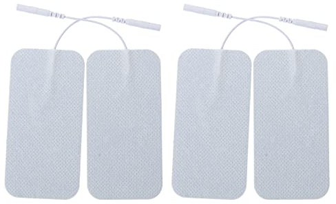 DOITOOL Elektrodenpads 4Pcs Elektrische Stimulation Pad Reusable Selbst Stick Akupunktur Massage Gel Pad Nicht Reizend Elektrode Pad für Home Shop Selbstklebende Elektrodenpads