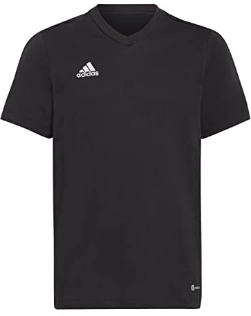 adidas Unisex Kids Entrada 22 Tee, Black, 11-12 Years