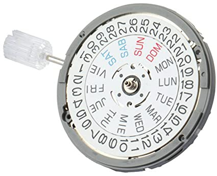 Josenidny NH36 Inglés Fecha Semana Automático 3.8 O'Clock Reloj Movimiento Mecánico,