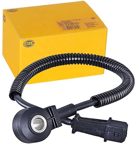 HELLA 6PG 013 114-461 Klopfsensor - 12V - 2-polig | Kompatibel mit: FIAT 500X, TIPO Kombi, TIPO Schrägheck, TIPO Stufenheck