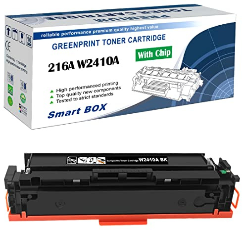 W2410A 216A [ con chip ] Cartuccia di toner compatibile 1050 pagine Nero per H P Color Laserjet Pro M155 M155a M155nw MFP M182 M183 M182n M182nw M183fw Stampanti - L'imballaggio può variare