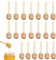 WRIRKN 20 Pièces Mini Cuillères à Miel Bâtonnets de Miel en Bois Jam Pot à Miel Cuillère à Miel en Bois Cuillères à Miel Bâton Miel Sticks
