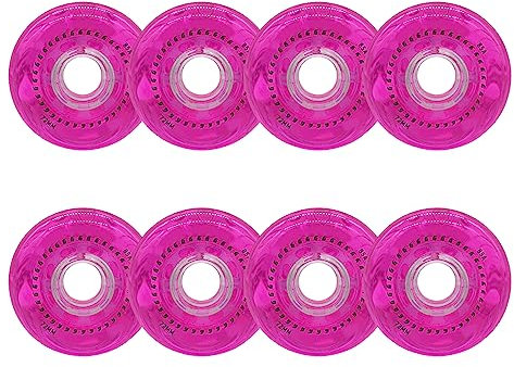 Inline Skate Rollen Inline Skate Räder Inline Räder 85A 68 mm 70 mm 72 mm Inline Ersatzräder Rosa und Lila 8er Pack