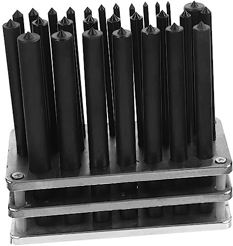 Yardenfun 1ensemble Set De Outils De Perçage Avec Base De Punchs Cylindriques Pour Réparation Mécanique Et Positionnement