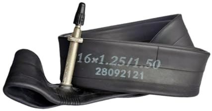 Oshhni Fahrradschlauch, Fahrradschlauch passend für 16 Zoll (40,6 cm), 16 x 1,25–1,5, Fahrradschlauch, Ersatz für Rennrad, Mountainbike, Elektrofahrrad,