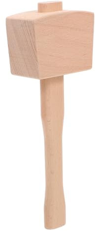 DIYEAH Martello Legno Per Falegnameria Mazzuolo Compatto Legno Massello Per Lavori Falegnameria e Cucito Strumento Per Progetti Fai Te e Professionali