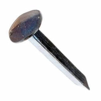 Chiodi lucchetto, lunghezza 20 mm, set da 10 pezzi, chiodi, chiodi forgiati, chiodi decorativi forgiati, effetto anticato, superficie blu-nera