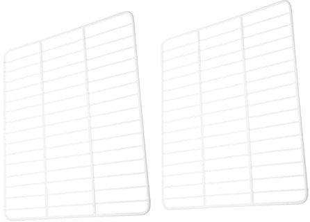 TOPPERFUN Divisori per Congelatore e Frigorifero in Metallo 38,5x33,5 Cm, Separatori Rete Resistenti e Facili da Installare per Supermercati e Gelaterie, Set 2 Pezzi