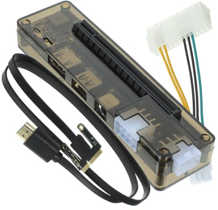 Homoyoyo Docking Station per Scheda Grafica Esterna Pci-e Portatile USB 2.0 per Notebook Gaming e Professionisti Stile Casuale