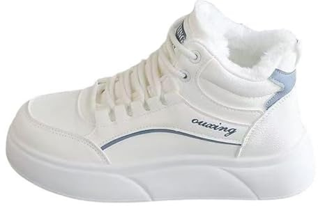 Scarpe invernali da donna stivali foderati – Stivaletti da donna invernali eleganti scarpe da trekking antiscivolo stivali da neve High Top scarpe da trekking alte alla caviglia stivali invernali