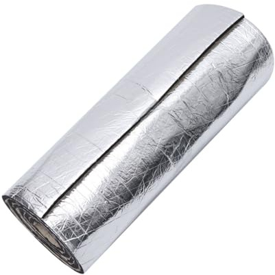 Alipis 3 Rouleaux Isolation Phonique Voiture Aluminium Autocollant Insonorisant Thermique à Humidité Haute Densité Accessoires Auto