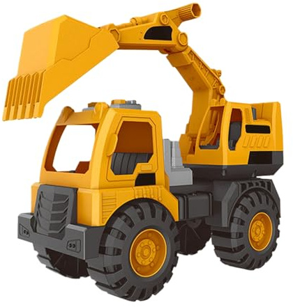 Generisch Bagger Kinder Spielzeug 31x14x23cm | Automatisches Gehen Simulation Bagger Spielzeug Mit Werkzeugen Für Sandkasten Indoor Outdoor Spiel Für Kinder Pädagogisches Geschenk