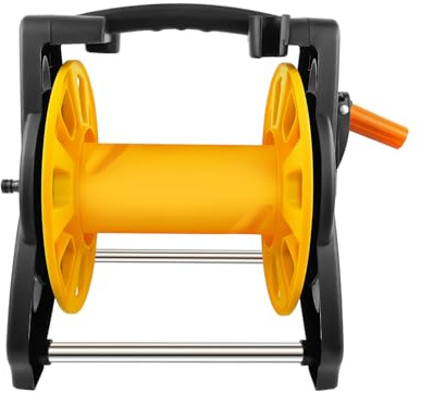 Compact Hose Reel Trolley for 30M Garden Hose, Integrated Pull Handle for Easy Mobility, Labor-Saving Cart for Outdoor Planting and Car Washing