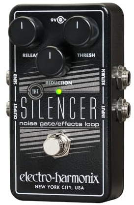 Electro-Harmonix ljuddämpare bullergrind och effekter öglepedal