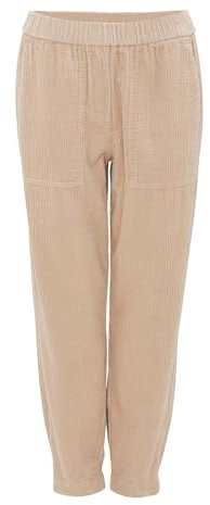 OPUS Damen Jogpants | Jogpants MYHA Corduroy Relaxed aus weichem Cord Macadamia, 36